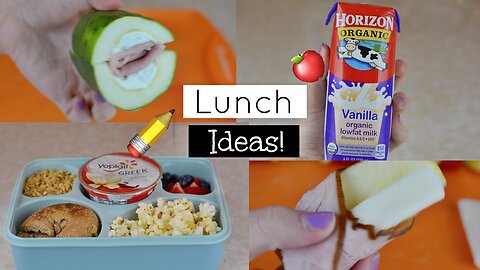 Healthy & Unique School Lunch Ideas!