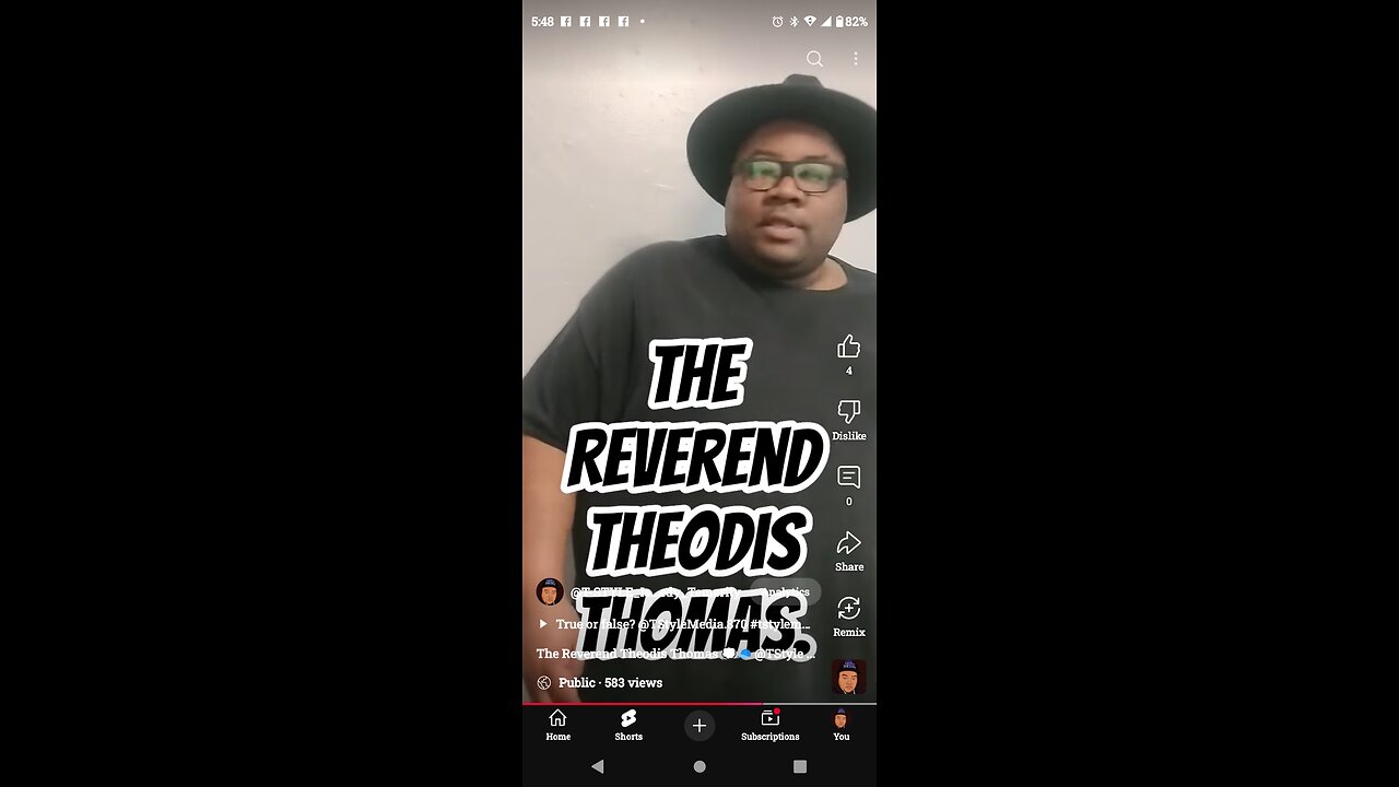 The Rev. Theodis Thomas (Remixed)