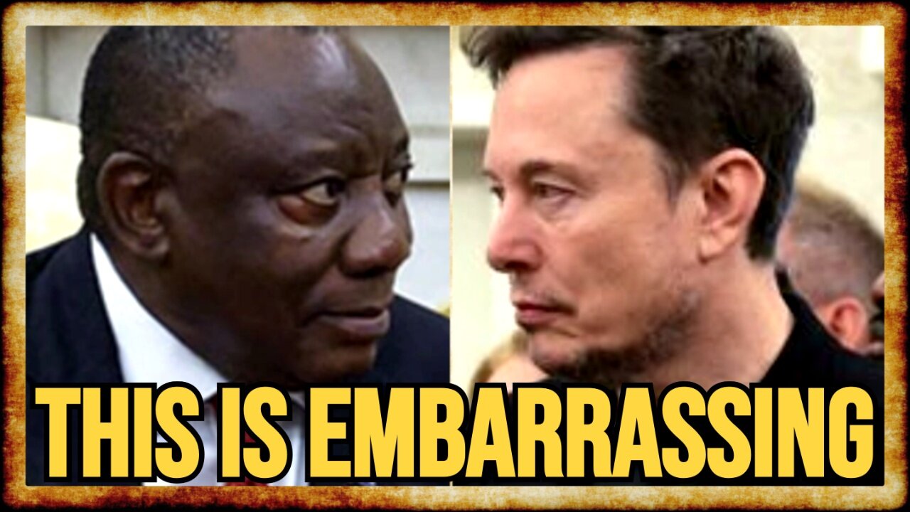 MAGA Twitter SWOONS as Elon STARES DOWN South African President