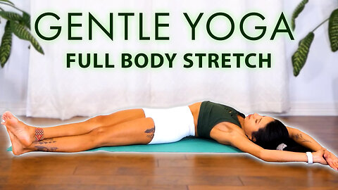 Stretch it OUT! Full Body Stretch Routine, Gentle Yoga Beginners Workout, 10 Minutes!