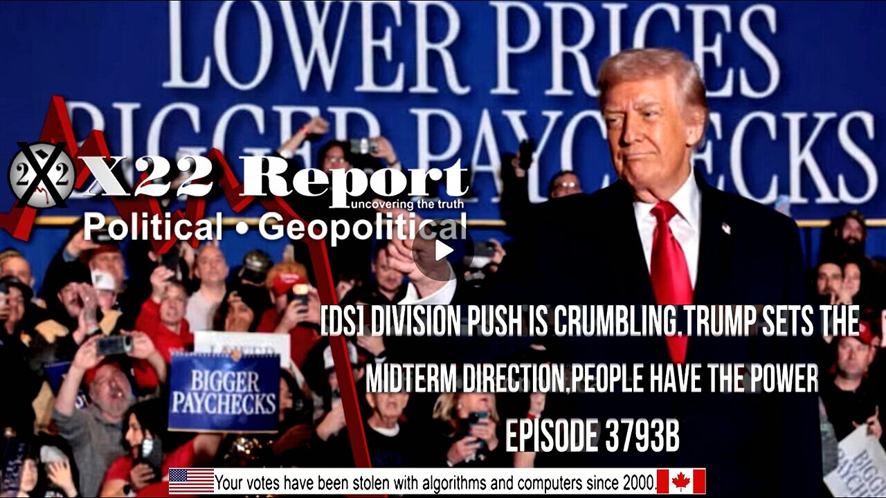 Ep 3793b - [DS] Division Push Is Crumbling,Trump Sets The Midterm Direction,People Have The Power