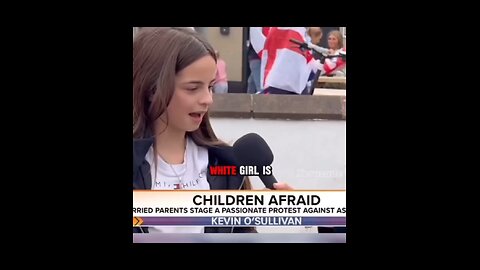 Little Girl fear of getting rape by migrants