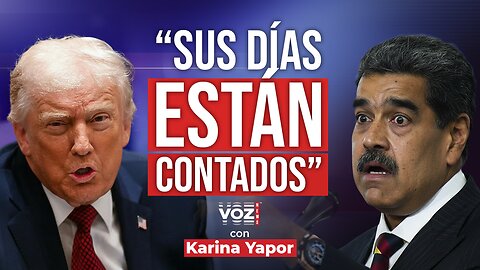 Trump reitera que los días de Maduros están contados y que seguirá su ofensiva militar