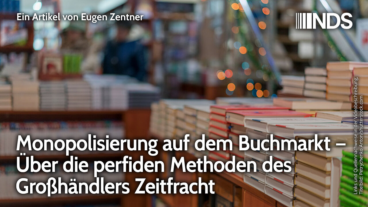 Monopolisierung auf dem Buchmarkt – Über die perfiden Methoden des Großhändlers Zeitfracht | NDS