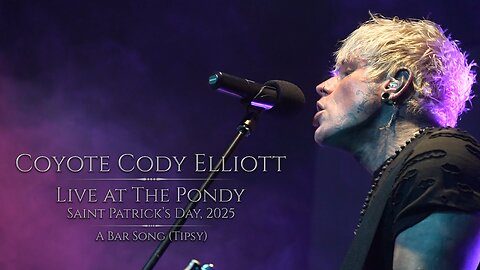 Coyote Cody Elliott - A Bar Song (Tipsy) Live - @ The Pondy / Cedaredge,CO.