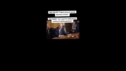 🔥💪RUBIO OWNS SEN HOLLEN