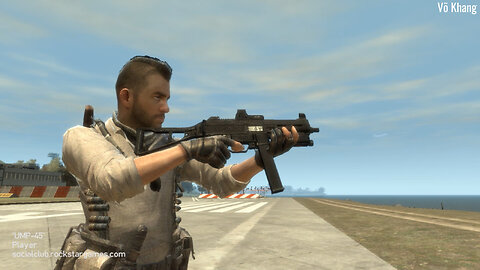 UMP-45 Submachine Gun: Firing, Reloading, Anims