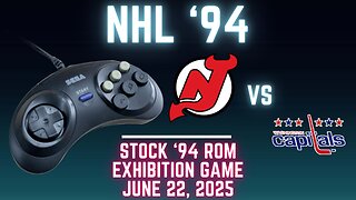 NHL '94: Devils (TJ) at Capitals (Len the Lengend) {Genesis} - Exhibition 148