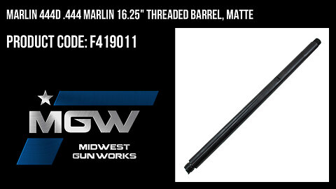 Marlin 444D .444 Marlin 16.25" Threaded Barrel, Matte - F419011