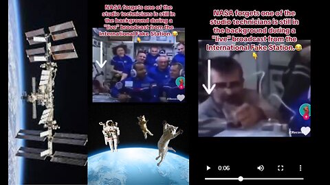 NASA STAGE CREW IN THE PICTURE - FAKE SPACE - MONEY GRIFT