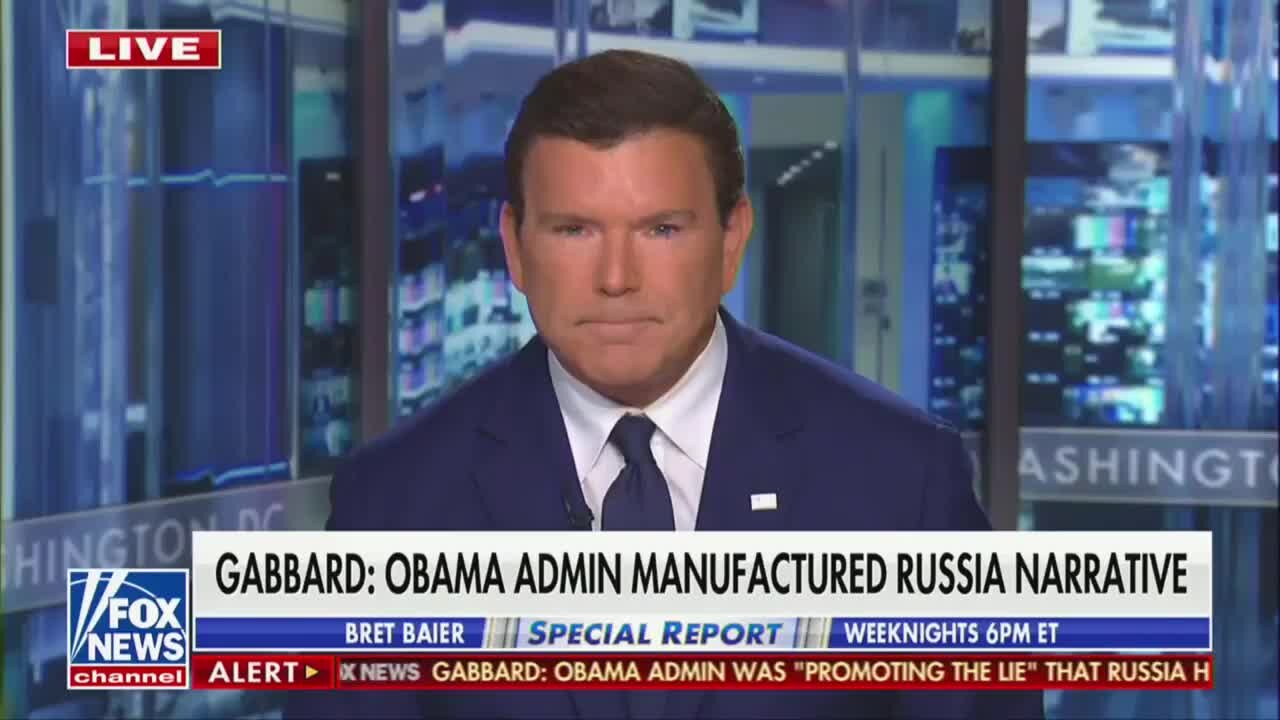 ‘Really Troubling’: Bret Baier Buys in to Tulsi Gabbard’s Obama Conspiracy Theory