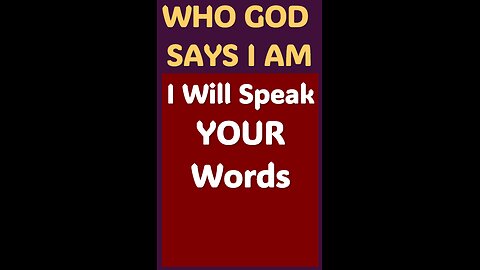 I WILL SPEAK YOUR WORDS #wordofgod #Jesus #speak #God #strong #spirituality #power #love #grace