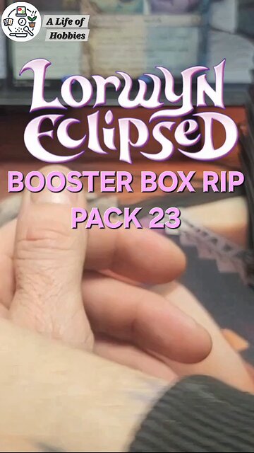 Lorwyn Eclipsed Booster Box Rip Pack 23