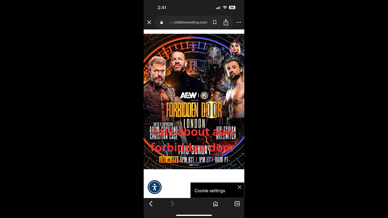 Talk about aew Forbidden Door