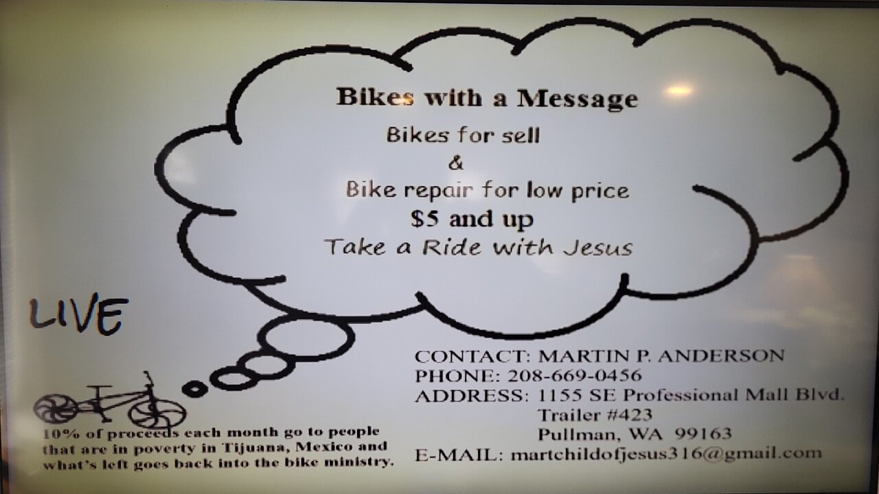 bikes with a message live for April 1st 2025
