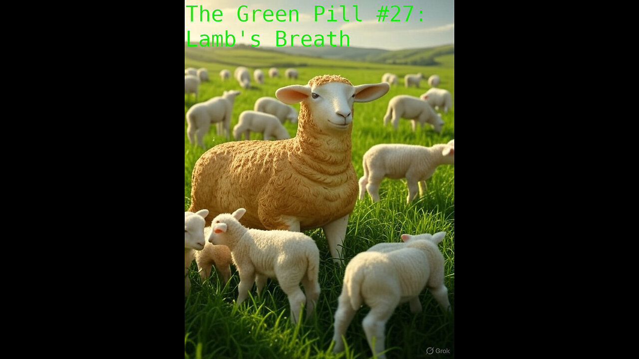The Green Pill #27: Lamb's Breath