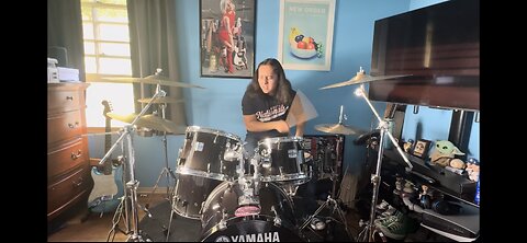 Led Zeppelin ~ Rock and Roll ~ Michael Amadeus drum cover