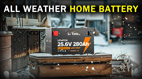 LiTime 24V 280Ah Lithium Battery For Off-grid & Home Backup with Low-Temp Protection - Review