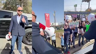 ALEX JONES - SATURDAY LIVE STREAM BULLHORNING OF TESLA TAKEDOWN PROTEST IN AUSTIN, TEXAS- 3/15/2025: ALEX JONES CONFRONTS DEMOCRAT PROTESTERS/TERRORISTS AT ANTI-TESLA PROTEST IN AUSTIN