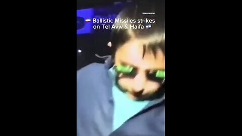 Ballistic Missiles strikes on Tel Aviv & Haifa