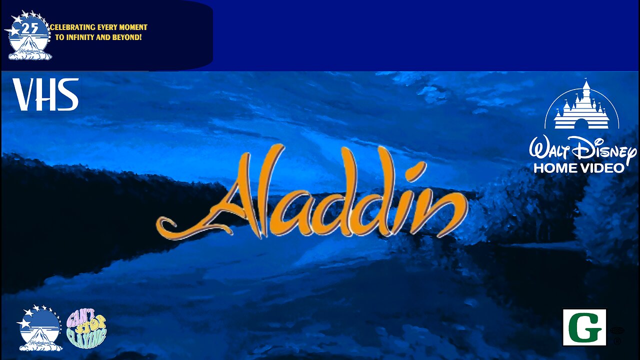 Opening to Aladdin (1992 Film) 1993 A.D. VHS