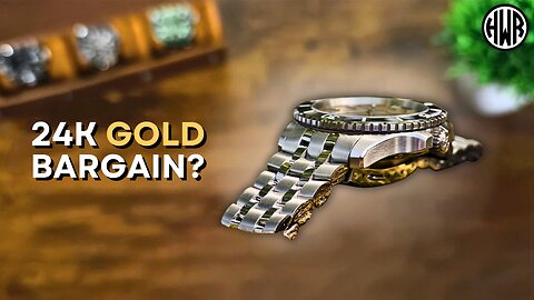 24K Gold Italian Microbrand Watch That's Cheaper Than a Rolex