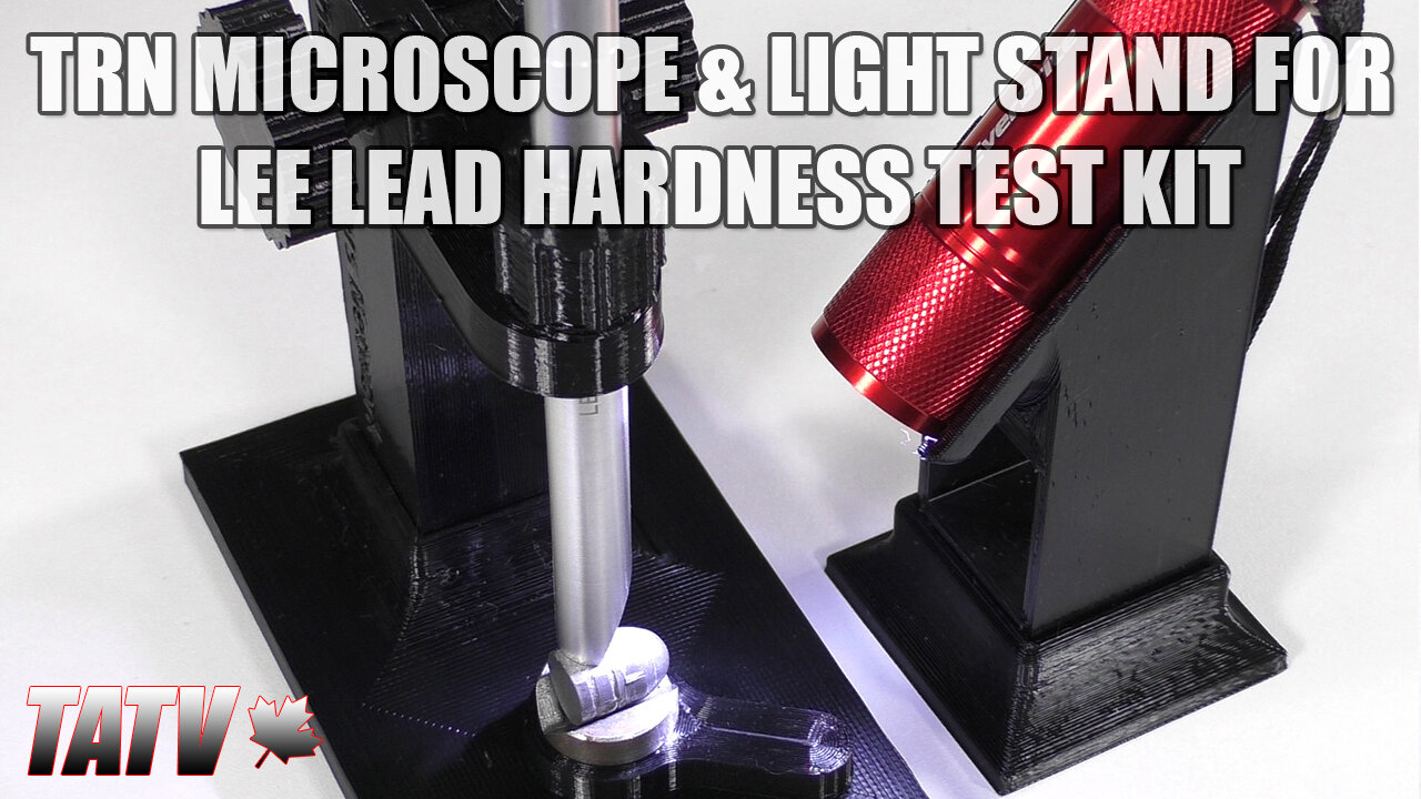 TRN Lee Lead Hardness Test Kit Microscope & Light Stand