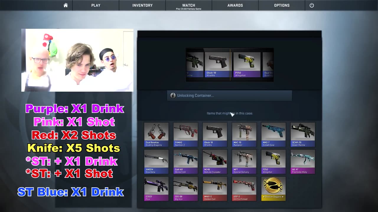 CRATE DRINKING GAME