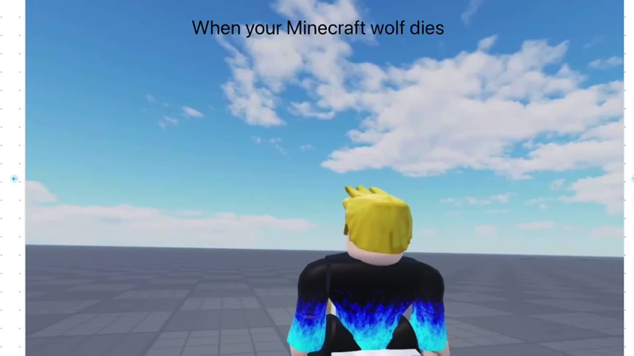 Not stop motion when your Minecraft wolf dies. Just give up. 😢