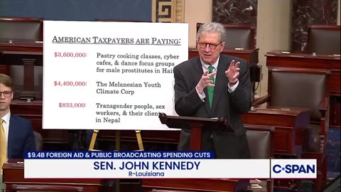 "It's gut-check time!" - Senator Kennedy on Trump's bill to reduce spending