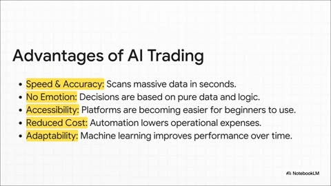 Trading with artificial intelligence. Risks and opportunities.