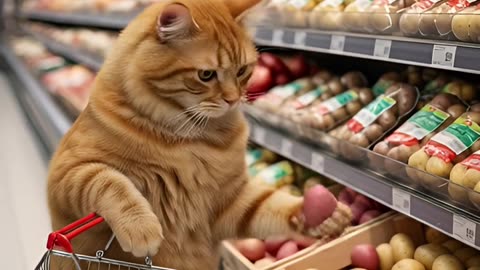 Ever wondered how the fluffiest cat chef makes the crispiest, golden-brown fries? 🍟🐱