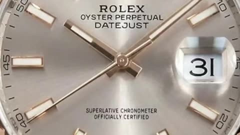 ROLEX DATEJUST SUNDUST BAR OYSTER BRACELET WATCH