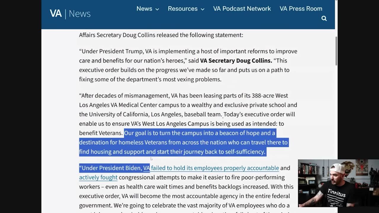 [2025-05-09] Trump SIGNS Executive Order Directly Affecting Veterans