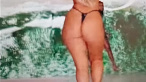 Gorgeous swimsuit modeling