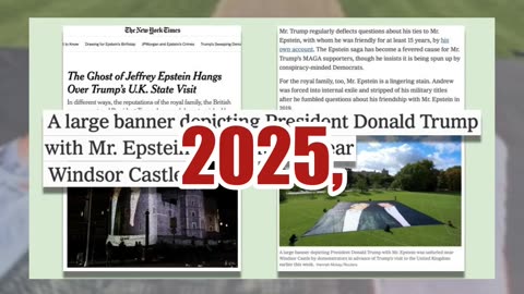 Fact Check: A Trump Epstein Banner Was NOT Unfurled On The White House Lawn - Altered Pic