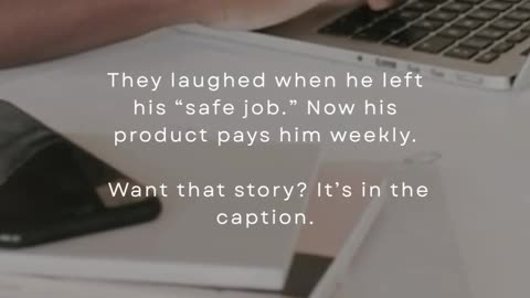 They Laughed When He Left His “Safe Job.” Now His Product Pays Him Weekly.