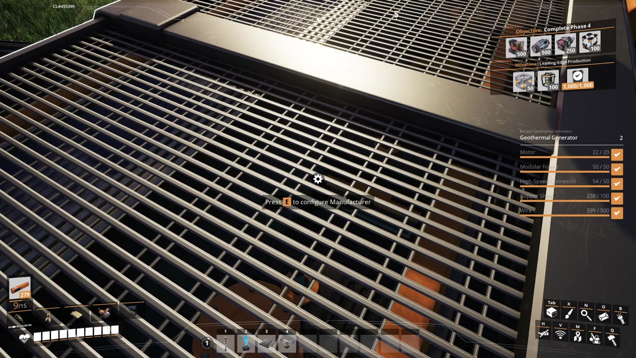 Satisfactory after dinner milestone