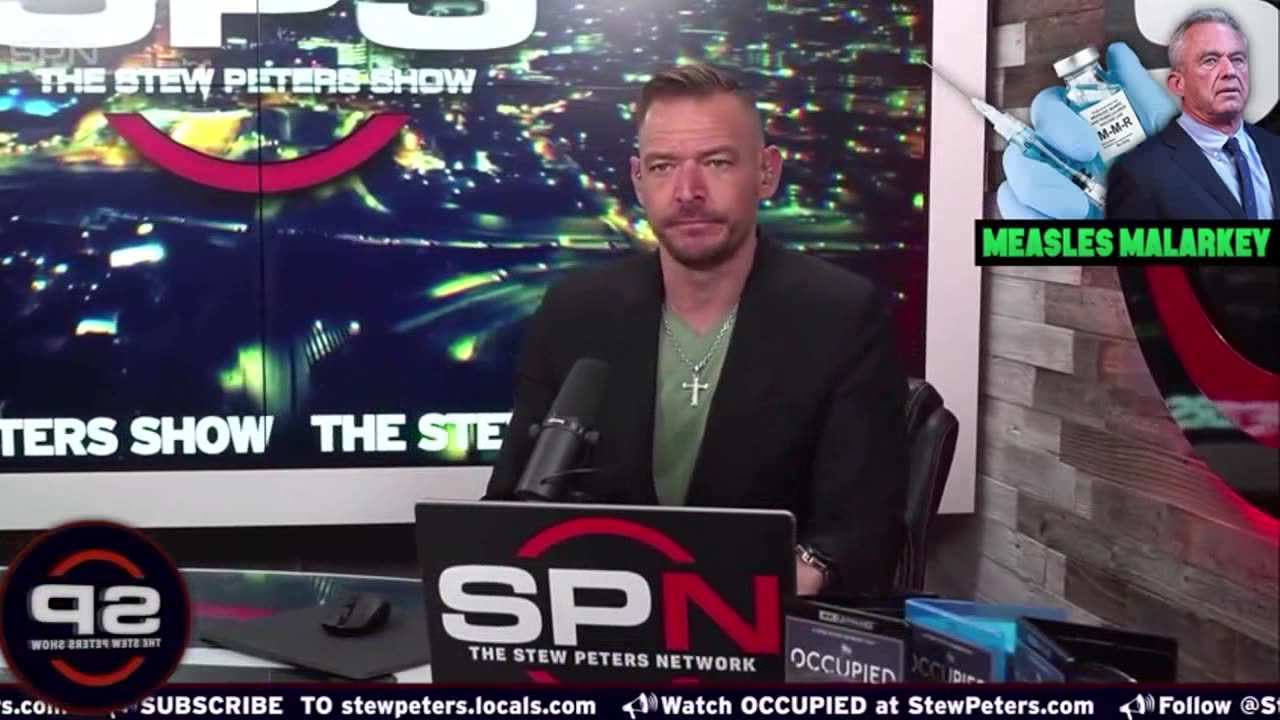 STEW PETERS; Short Clip, Doctors are Murdering KIDS in Desperate attempt to Spread Measles! Eng,NL