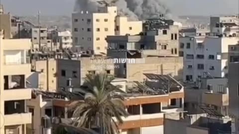 An attack in the Gaza Strip in the Al-Subra neighborhood.
			