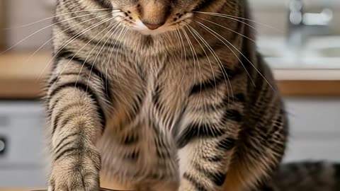 Shocking! The cat sets a mouse trap and waits in silence 😱
