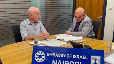Michael Lotem, Israeli Ambassador to Kenya, at Israel Embassy in Nairobi, Kenya 01/25/2024