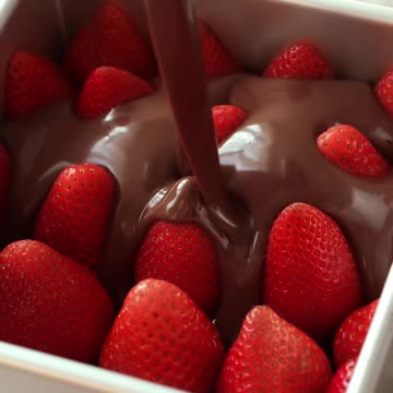 Strawberry Chocolate Mousse Cake 🍫