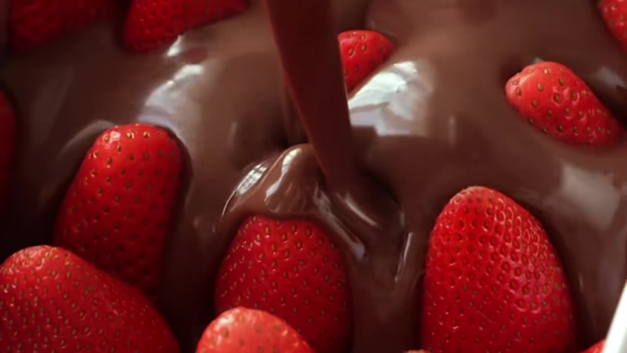 Strawberry Chocolate Mousse Cake 🍫