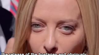 Southern Italian Wannabe Aryan, Georgia Meloni, Recognize Palestine
