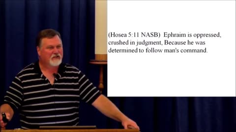 Hosea 5 Calf and Baal worship had been set up by Ephriam, and it defiled all the ten tribes. 2016