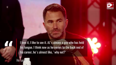 Eddie Hearn: Boxing needs Anthony Joshua to fight Tyson Fury