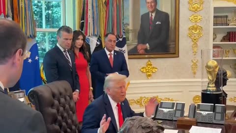 President Trump: "If you burn an American flag, you get 1 year in jail"