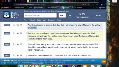6/7/25 Hos 1-11 Gomer=Denominational Christianity full of whoredoms & lowercase “gods”