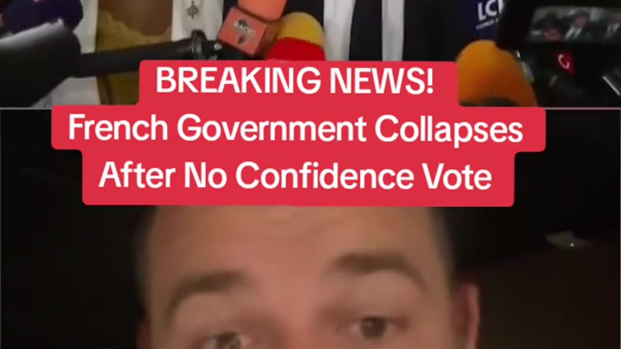 BREAKING NEWS! French Government Collapses After No Confidence Vote